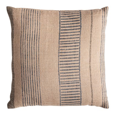 Cojín Khepri de yute beige con fibra natural...