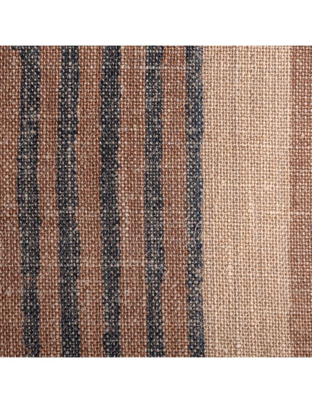 Cojín Alceo de yute beige con fibra natural marrón – Vical Home | 45x20x45 cm