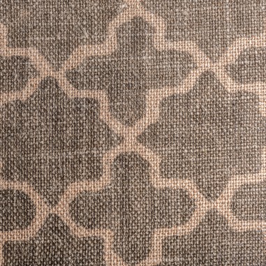 Cojín Nefer de yute beige y fibra natural verde...