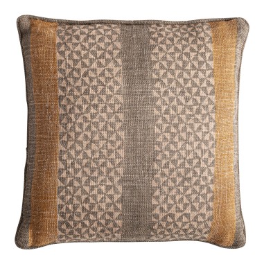 Cojín Narmer de yute beige con fibra natural en...