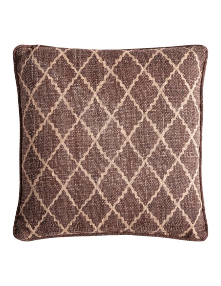 Cojín Nun de yute beige con fibra natural marrón – Vical Home | 45x20x45 cm