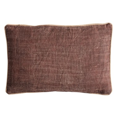 Cojín Tacio de yute beige y tonos neutros –...