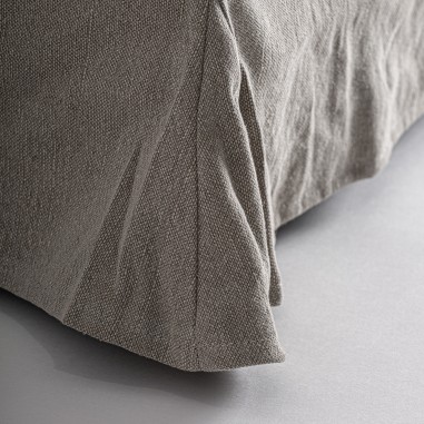 Chaise Longue Arsac de Lino Gris – Estilo...