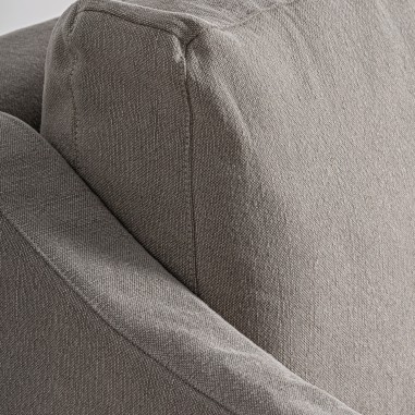 Chaise Longue Arsac de Lino Gris – Estilo...