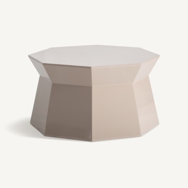 Mesa Auxiliar Vical Home en Madera DM Color Crema