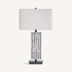 Lámpara de Sobremesa Kioni Vical Home – Mármol Gris y...