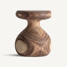 Mesa Auxiliar Bezaha de Vical Home en Madera de Suar Marrón