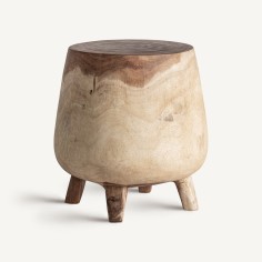 Mesa Auxiliar Kalandy de Vical Home en Madera de Suar Marrón