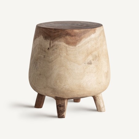 Mesa Auxiliar Kalandy de Vical Home en Madera de Suar Marrón