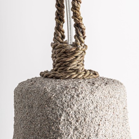 Lámpara de Colgar de Vical Home en Madera de Suar Beige