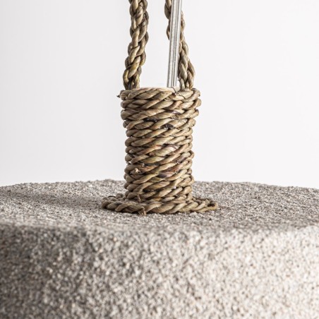 Lámpara de Colgar NARNAI XL de Vical Home en Madera de Suar Beige