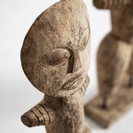 Figuras Étnicas J/3 Vical Home en Madera Tropical Marrón