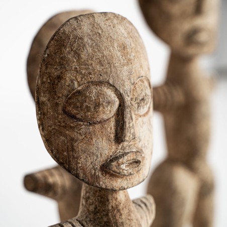 Figuras Étnicas J/3 Vical Home en Madera Tropical Marrón