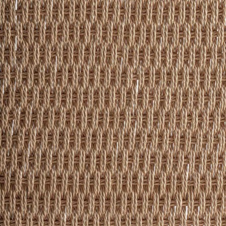 Banco de madera y fibra natural Flaeh de Vical Home – 120 cm estilo mediterráneo