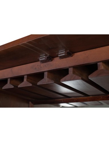 Mueble Bar de Madera de Mango y Metal Cerezo –...