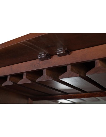 Mueble Bar de Madera de Mango y Metal Cerezo – Giner y Colomer