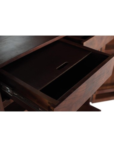 Mueble Bar de Madera de Mango y Metal Cerezo –...