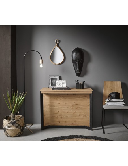 MESA CONSOLA LICA PM (CERRADA 76X90X35) (ABIERTA 76X90X235)