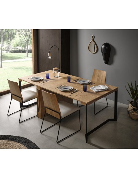 MESA CONSOLA LICA PM (CERRADA 76X90X35) (ABIERTA 76X90X235)