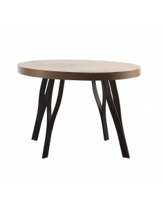 MESA COMEDOR REDONDA EXTENSIBLE ZAHORÍ