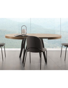 MESA COMEDOR REDONDA EXTENSIBLE ZAHORÍ 2