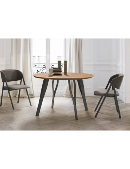 MESA COMEDOR REDONDA FIJA ZAHORÍ