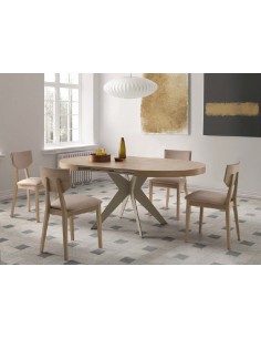 MESA COMEDOR REDONDA EXTENSIBLE MON