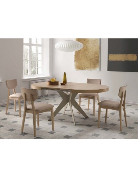 MESA COMEDOR REDONDA EXTENSIBLE MON