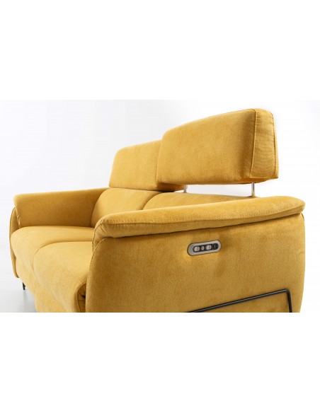 Sofá cardio relax Estela 2 sentadas de Mayor Tapizados – sofá reclinable eléctrico con sistema gravedad cero