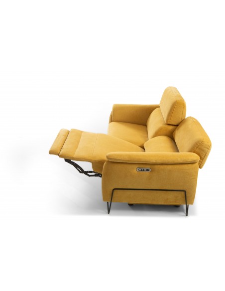 Sofá cardio relax Estela 2 sentadas de Mayor Tapizados – sofá reclinable eléctrico con sistema gravedad cero