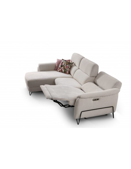 SOFÁ CHAISE LONGUE RELAX ESTELA CON SISTEMA CARDIO MAYOR TAPIZADOS