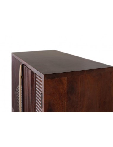 Mueble Bar de Madera de Mango y Metal Color...