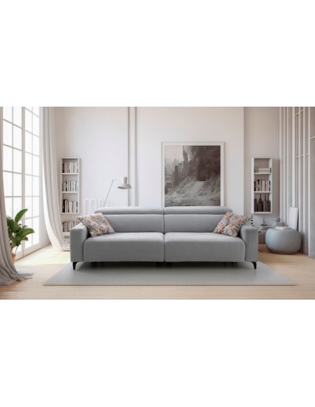 SOFÁ NOA ASIENTO DESLIZANTE DE CARRO PATA ALTA MAYOR TAPIZADOS