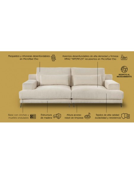 SOFÁ AMELIE MAYOR TAPIZADOS