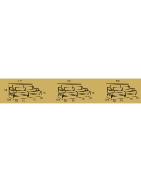 SOFÁ AMELIE MAYOR TAPIZADOS