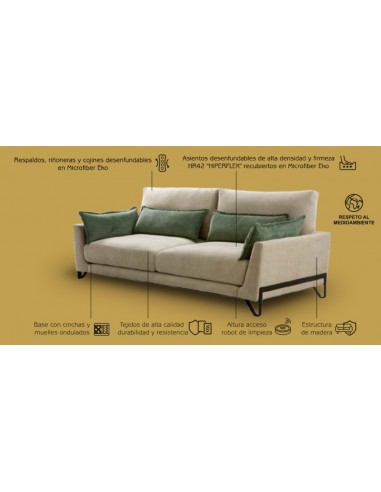 SOFÁ NADINE DE MAYOR TAPIZADOS