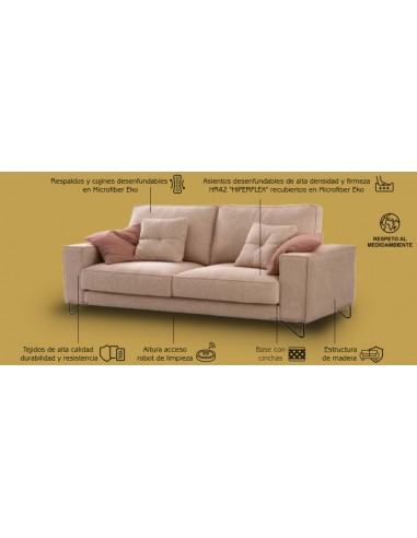 SOFÁ SOPHIE DE MAYOR TAPIZADOS
