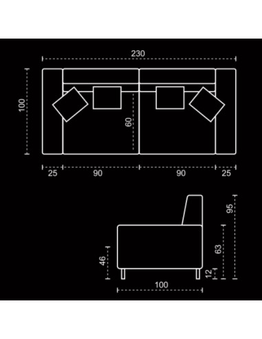 SOFÁ SOPHIE DE MAYOR TAPIZADOS