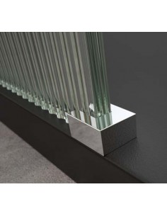 PANEL FIJO DUCHA ACANALADO CROMO VARIAS MEDIDAS 2