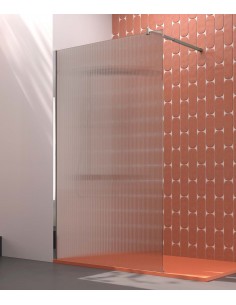 PANEL FIJO DUCHA ACANALADO CROMO VARIAS MEDIDAS