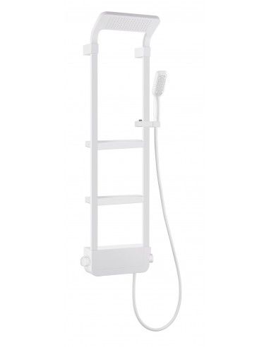 COLUMNA DUCHA MONOMANDO SHELF CON ESTANTES...